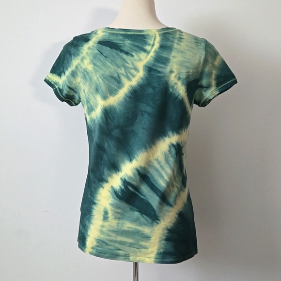 Refashioned Tie Dyed Boho T-shirt (M/L) - Picture 4 of 6